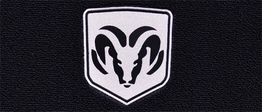 2002-2009 Dodge Ram 2500 Quad Cab Cutpile Floor Mats with Embroidered Logo Choices - 4-Piece - product details image 4
