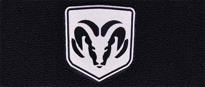 2002-2009 Dodge Ram 2500 Quad Cab Cutpile Floor Mats with Embroidered Logo Choices - 4-Piece - product details image 4