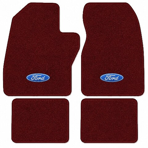 1988-1997 Ford F-250 Crew Cab Cutpile Floor Mats with Embroidered Logo Choices - 4-Piece - product image