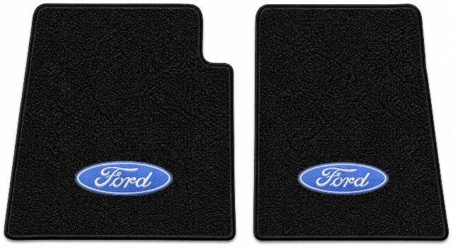 1948-1952 Ford F-2 Loop Floor Mats with Embroidered Logo Choices - 2-Piece - product details image 3