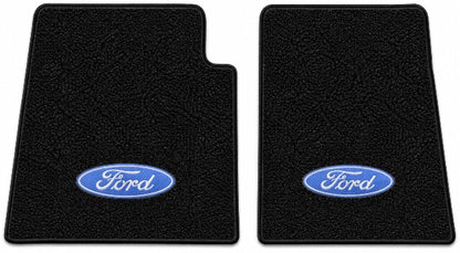 1948-1952 Ford F4 Loop Floor Mats with Embroidered Logo Choices - 2-Piece - product details image 3