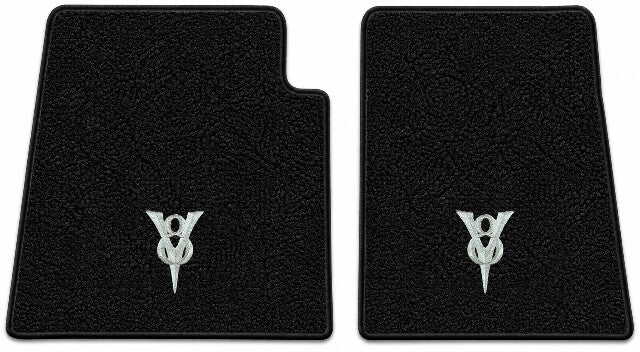 1948-1952 Ford F4 Loop Floor Mats with Embroidered Logo Choices - 2-Piece - product details image 5