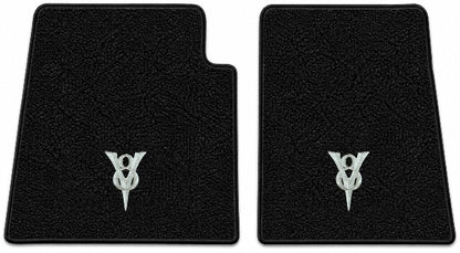 1948-1952 Ford F4 Loop Floor Mats with Embroidered Logo Choices - 2-Piece - product details image 5