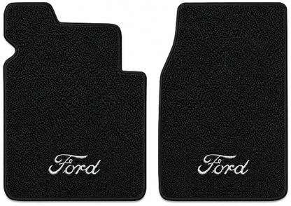 1953-1956 Ford F-250 Loop Floor Mats with Embroidered Logo Choices - 2-Piece - product details image 2