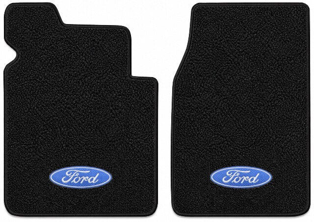 1953-1956 Ford F-250 Loop Floor Mats with Embroidered Logo Choices - 2-Piece - product details image 3