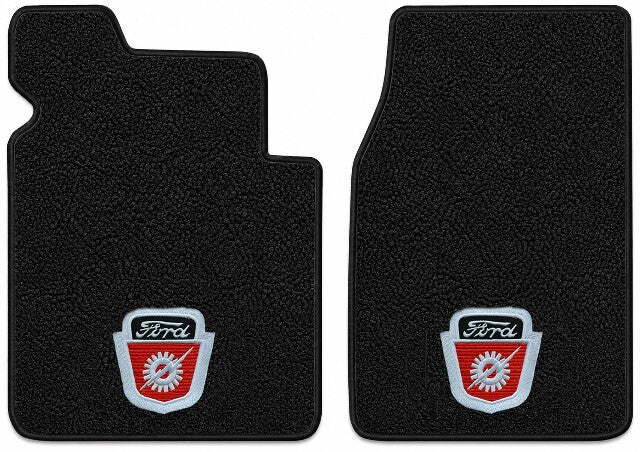 1953-1956 Ford F-250 Loop Floor Mats with Embroidered Logo Choices - 2-Piece - product details image 5
