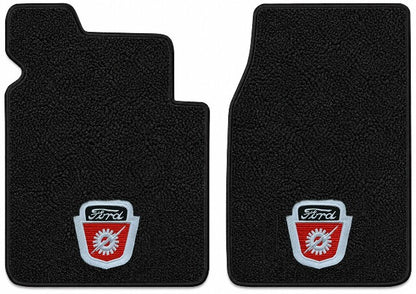 1953-1956 Ford F-250 Loop Floor Mats with Embroidered Logo Choices - 2-Piece - product details image 5