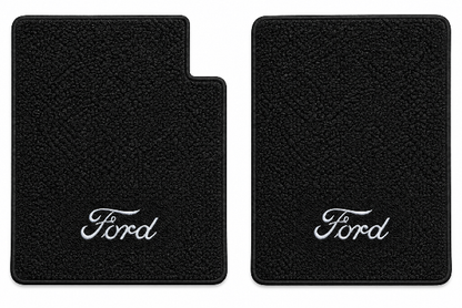 1957-1960 Ford F-250 Loop Floor Mats with Embroidered Logo Choices - 2-Piece - product details image 2