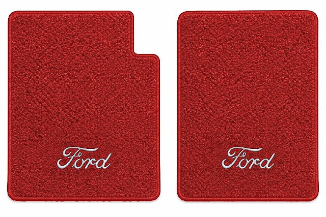 1957-1960 Ford F-250 Loop Floor Mats with Embroidered Logo Choices - 2-Piece - product image