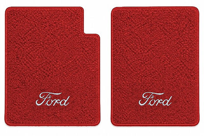 1957-1960 Ford F-250 Loop Floor Mats with Embroidered Logo Choices - 2-Piece - product image