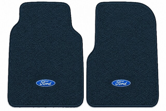 1973 Ford F-250 Reg Cab Loop Floor Mats with Embroidered Logo Choices - 2-Piece - product image