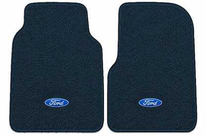 1973 Ford F-350 Reg Cab Loop Floor Mats with Embroidered Logo Choices - 2-Piece - product image