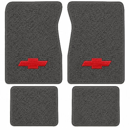 1971-1972 Chevy C20 Suburban Loop Floor Mats with Embroidered Logo Choices - 4-Piece - product image