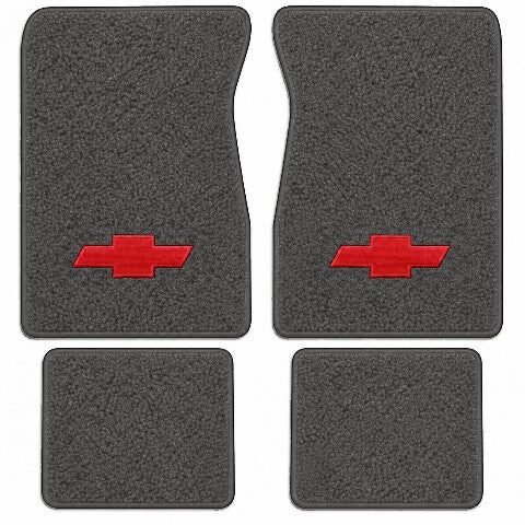 1971-1972 Chevy K20 Suburban Loop Floor Mats with Embroidered Logo Choices - 4-Piece - product image