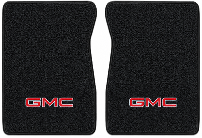 1971-1972 GMC C25/C2500 Loop Floor Mats with Embroidered Logo Choices - 2-Piece - product details image 2
