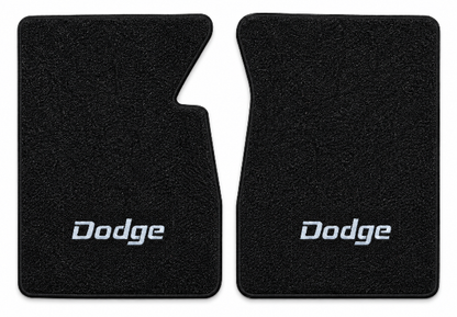 1974 Dodge W300 Cutpile Floor Mats with Embroidered Logo Choices - 2-Piece - product details image 2