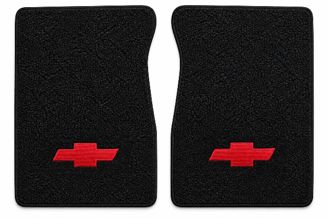 1971-1972 Chevy K20 Loop Floor Mats with Embroidered Logo Choices - 2-Piece - product details image 2