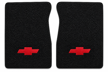 1971-1972 Chevy K20 Loop Floor Mats with Embroidered Logo Choices - 2-Piece - product details image 2