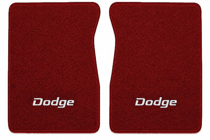 1987-1988 Dodge D100 Cutpile Floor Mats with Embroidered Logo Choices - 2-Piece - product image