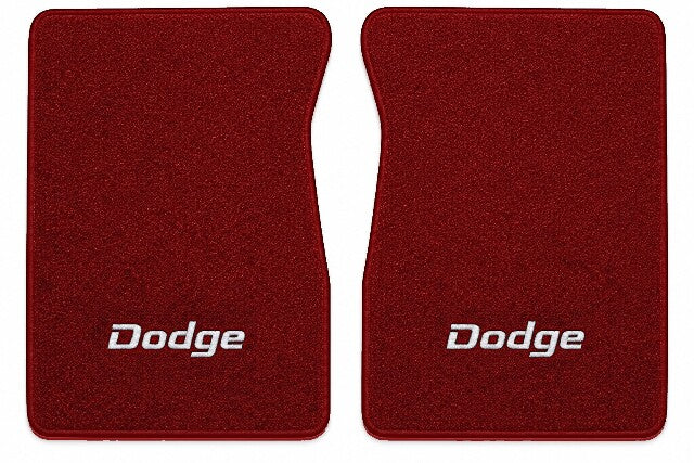 1987-1988 Dodge D150 Cutpile Floor Mats with Embroidered Logo Choices - 2-Piece - product image