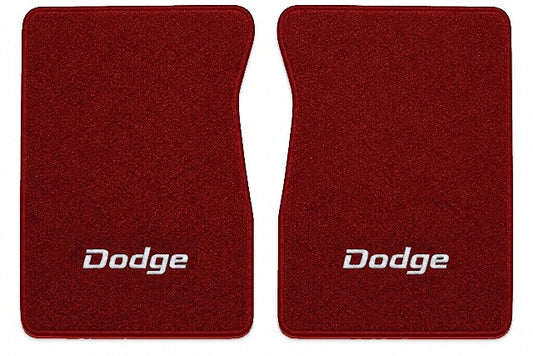 1987-1988 Dodge D250 Cutpile Floor Mats with Embroidered Logo Choices - 2-Piece - product image