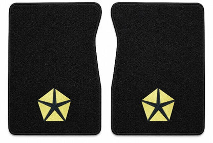1987-1988 Dodge D150 Cutpile Floor Mats with Embroidered Logo Choices - 2-Piece - product details image 3