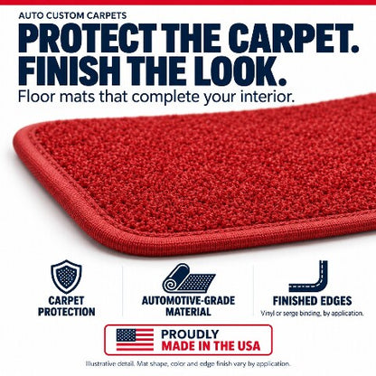 1987-1988 Dodge D150 Cutpile Floor Mats with Embroidered Logo Choices - 2-Piece - product details image 4