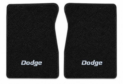 1987-1988 Dodge W150 Cutpile Floor Mats with Embroidered Logo Choices - 2-Piece - product details image 2