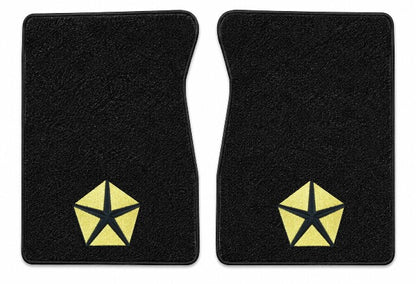 1987-1988 Dodge W150 Cutpile Floor Mats with Embroidered Logo Choices - 2-Piece - product details image 3