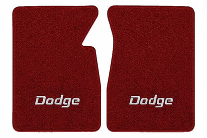 1986 Dodge D100 Cutpile Floor Mats with Embroidered Logo Choices - 2-Piece - product image