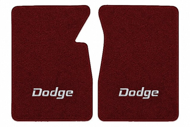 1981-1986 Dodge D250 Cutpile Floor Mats with Embroidered Logo Choices - 2-Piece - product image