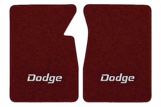 1981-1986 Dodge D250 Cutpile Floor Mats with Embroidered Logo Choices - 2-Piece - product image