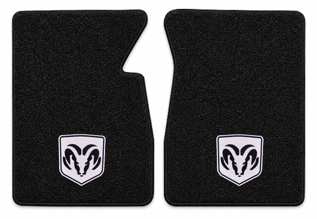 1977-1986 Dodge W150 Cutpile Floor Mats with Embroidered Logo Choices - 2-Piece - product details image 4