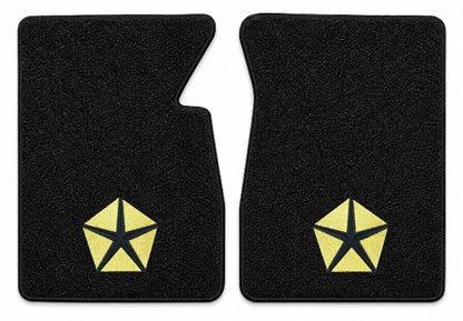 1975-1980 Dodge W300 Cutpile Floor Mats with Embroidered Logo Choices - 2-Piece - product details image 3