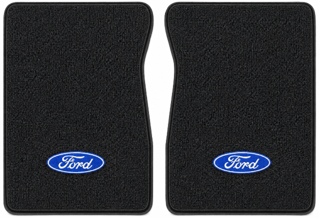 1967-1972 Ford F-350 Loop Floor Mats with Embroidered Logo Choices - 2-Piece - product details image 2