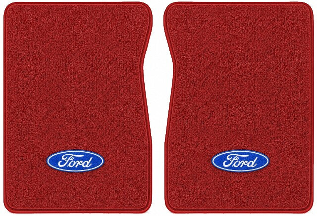 1967-1972 Ford F-350 Loop Floor Mats with Embroidered Logo Choices - 2-Piece - product image
