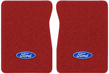 1967-1972 Ford F-350 Loop Floor Mats with Embroidered Logo Choices - 2-Piece - product image