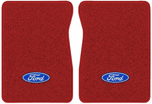 1967-1972 Ford F-350 Loop Floor Mats with Embroidered Logo Choices - 2-Piece - product image
