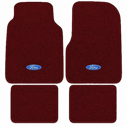1974 Ford F-250 Crew Cab Cutpile Floor Mats with Embroidered Logo Choices - 4-Piece - product image