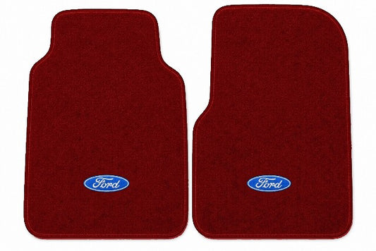 1975-1986 Ford F-350 Reg Cab Cutpile Floor Mats with Embroidered Logo Choices - 2-Piece - product image