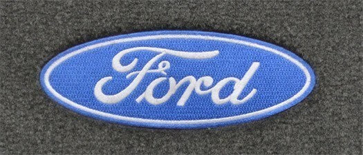 1987 Ford F-350 Reg Cab Cutpile Floor Mats with Embroidered Logo Choices - 2-Piece - product details image 4