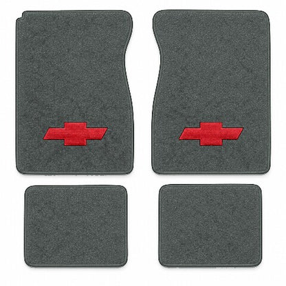 1974 Chevy K20 Crew Cab Cutpile Floor Mats with Embroidered Logo Choices - 4-Piece - product image