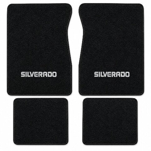1987-1988 Chevy V30 Crew Cab Cutpile Floor Mats with Embroidered Logo Choices - 4-Piece - product details image 3