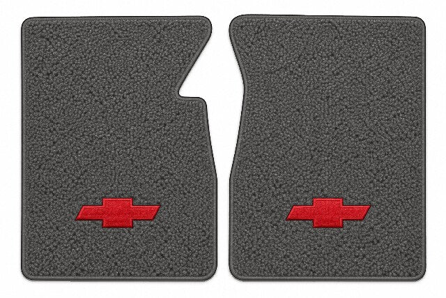 1960-1966 Chevy K10 Loop Floor Mats with Embroidered Logo Choices - 2-Piece - product image