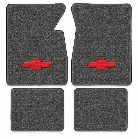1967-1970 Chevy K10 Suburban Loop Floor Mats with Embroidered Logo Choices - 4-Piece - product image