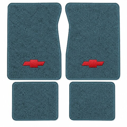 1987 Chevy R20 Suburban Cutpile Floor Mats with Embroidered Logo Choices - 4-Piece - product image