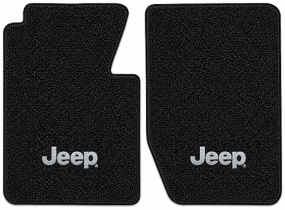 1965-1972 Jeep J-2500 Loop Floor Mats with Embroidered Logo Choices - 2-Piece - product details image 2