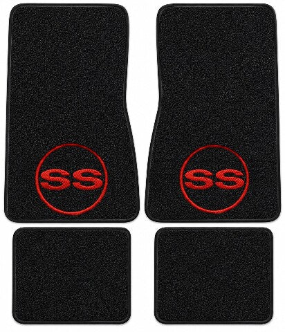 1968 Chevy Chevy II Nova Loop Floor Mats with Embroidered Logo Choices - 4-Piece - product details image 10