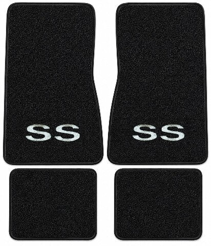 1968 Chevy Chevy II Nova Loop Floor Mats with Embroidered Logo Choices - 4-Piece - product details image 11