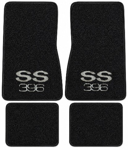 1968 Chevy Chevy II Nova Loop Floor Mats with Embroidered Logo Choices - 4-Piece - product details image 3